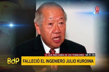 Ingeniero Julio Kuroiwa falleció a los 83 años