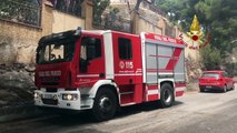 Palermo - Un vasto incendio di macchia mediterranea a Bellolampo (10.07.19)