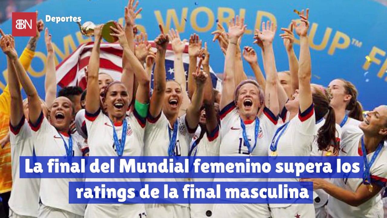 La final del Mundial femenino supera los ratings de la final masculina