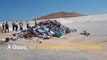 Le centre d'enfouissement de déchets de Foukhari à Gaza