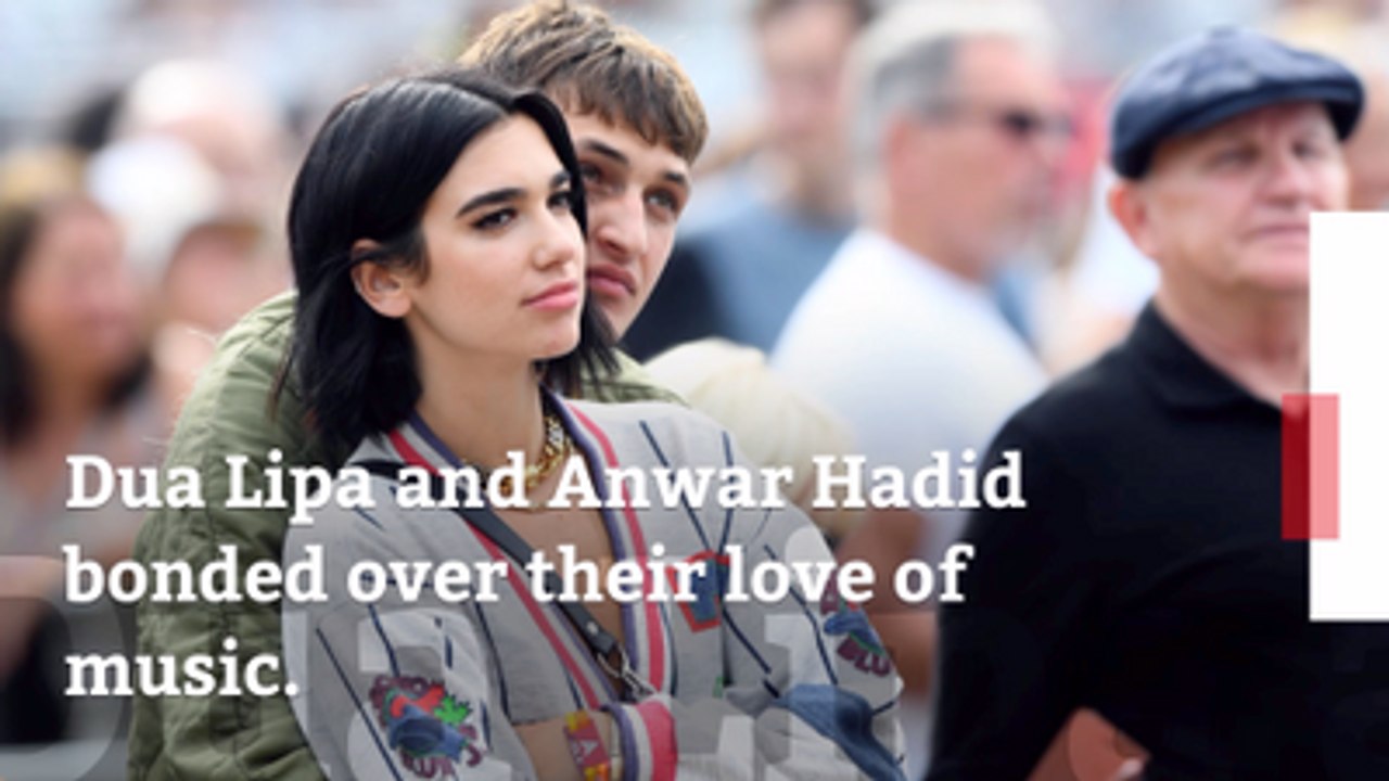 Dua Lipa And Anwar Hadid Get Cozy