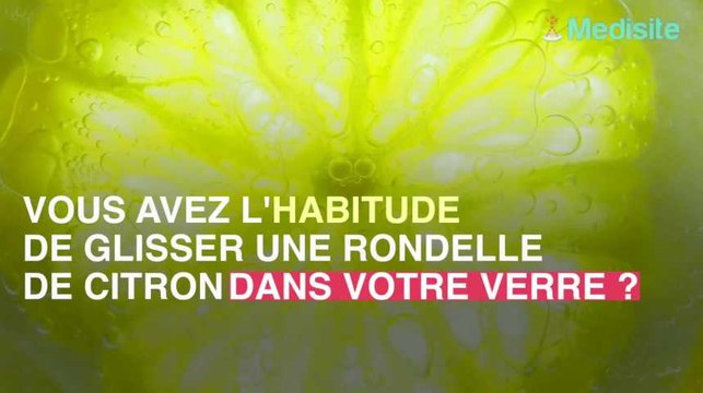 Pourquoi il ne faut pas mettre de rondelles de citron dans vos boissons