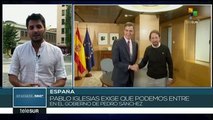 España: sin consenso concluye nueva reunión entre Sánchez e Iglesias