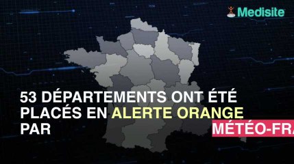 Alerte canicule, 53 départements en alerte orange