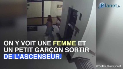Cette mère sauve son fils d'une chute spectaculaire