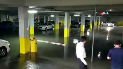 Devrek'te şiddetli yağış su baskınlarına neden oldu