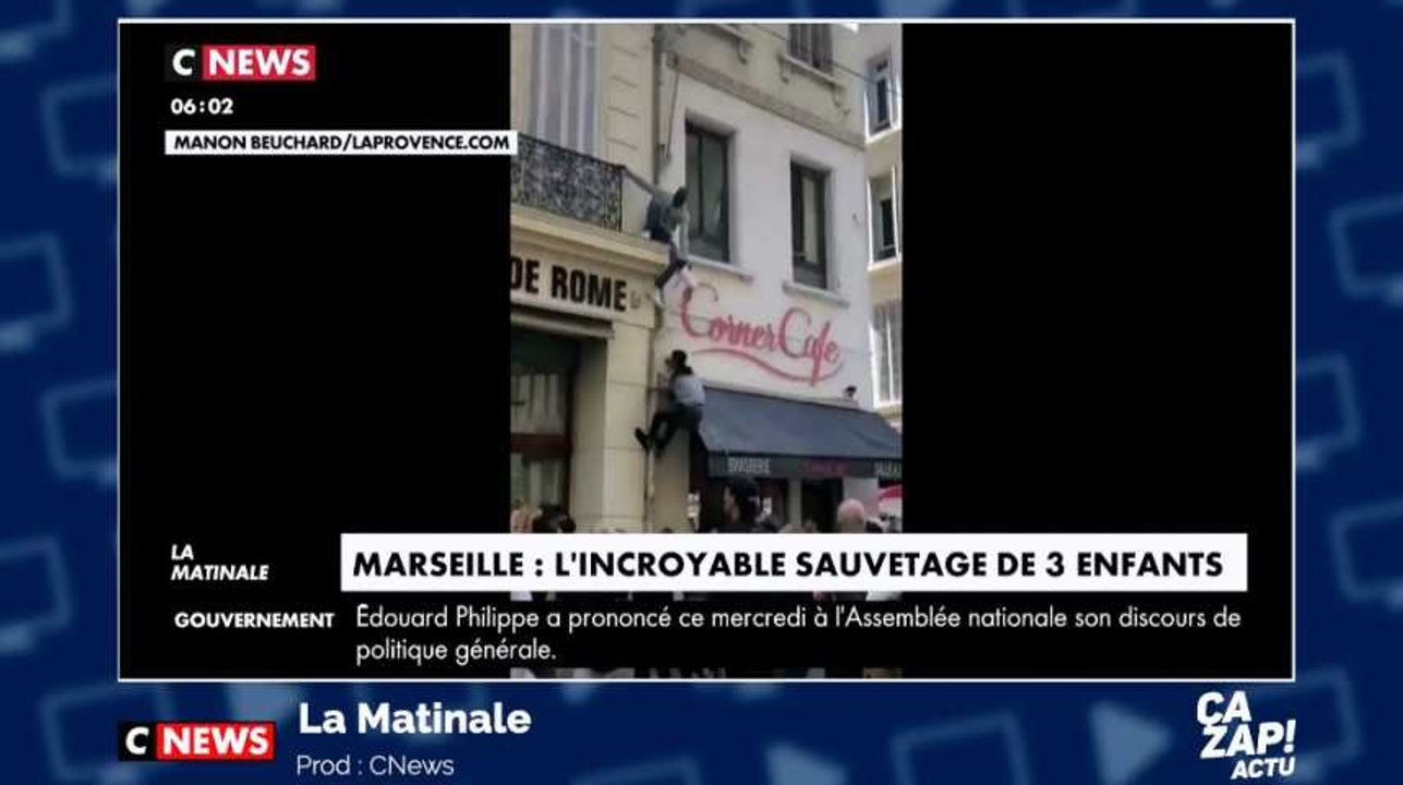 L'incroyable sauvetage de trois enfants lors d'un incendie à Marseille