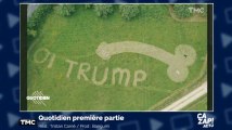 Les dessins étonnants d'un agriculteur Anglais pour accueillir Donald Trump