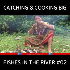 Atrapar y cocinar grandes peces en el río #02