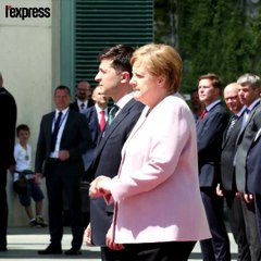 Angela Merkel à nouveau prise de tremblements