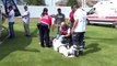 Hava ambulansı boynu kırılan kadın için havalandı