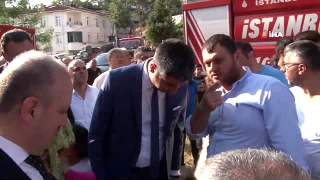 Kartal Belediye Başkanı Gökhan Yüksel yangın çıkan ormanda incelemelerde bulundu