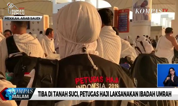 Tiba di Tanah Suci, Petugas Haji Laksanakan Ibadah Umrah