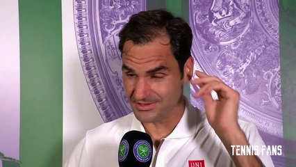 Roger Federer "I would love to play against Nadal" - Wimbledon 2019 (HD)