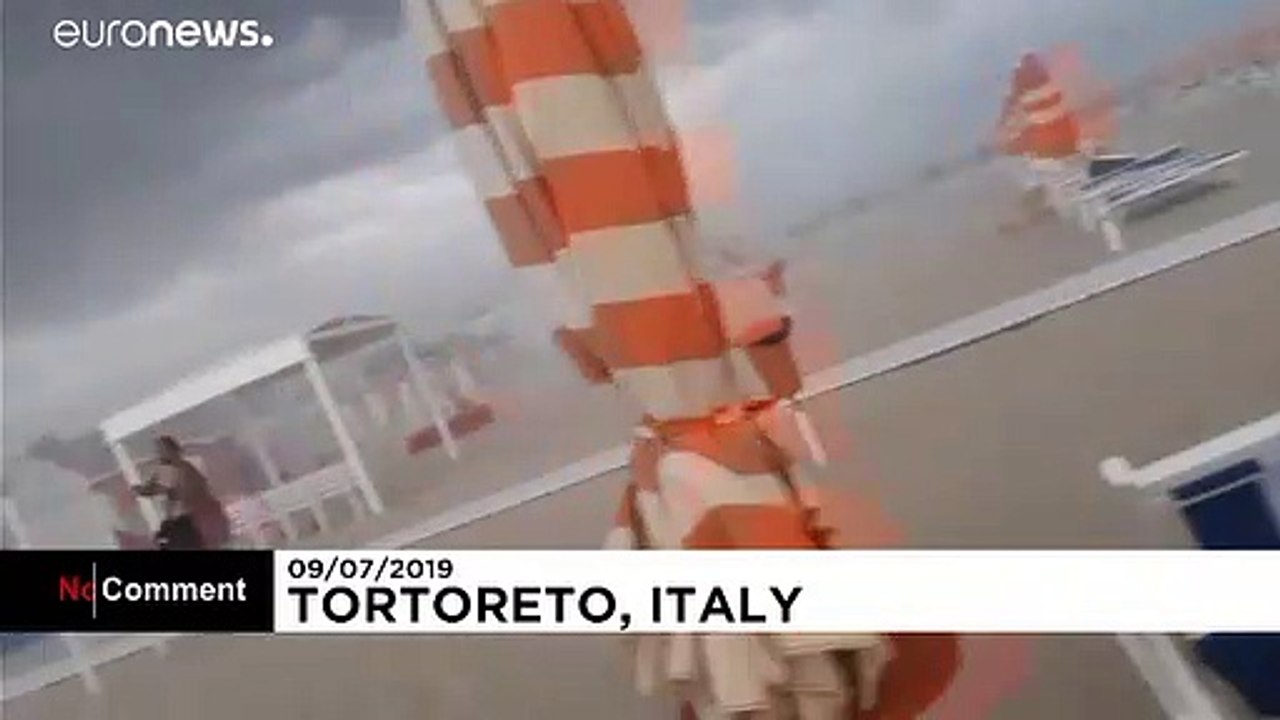 Italie : des tornades et de violents orages secouent le nord du pays