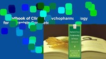 Handbook of Clinical Psychopharmacology for Therapists Complete