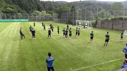 Konyaspor, Bolu kampını yaptığı antrenmanla sürdürdü