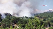 Dalaman’da orman yangını: Havadan ve karadan müdahale ediliyor