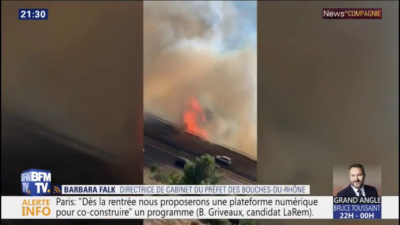 "Ce serait un incendie accidentel", explique la directrice de cabinet du préfet des Bouches-du-Rhône
