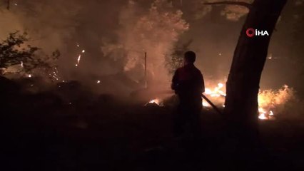 Dalaman'daki yangın devam ediyor... Yangından etkilenebilecek 2 köy boşaltıldı