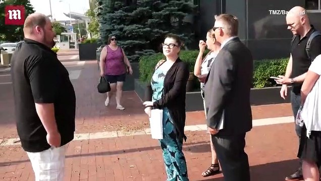 Amber Portwood stays mum as she leaves custody hearing