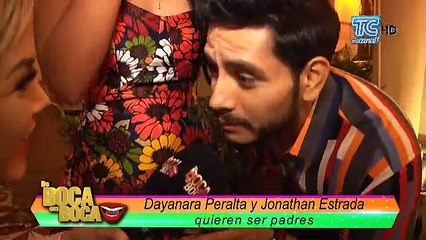 Dayanara Peralta y Jonathan Estrada desean ser padres
