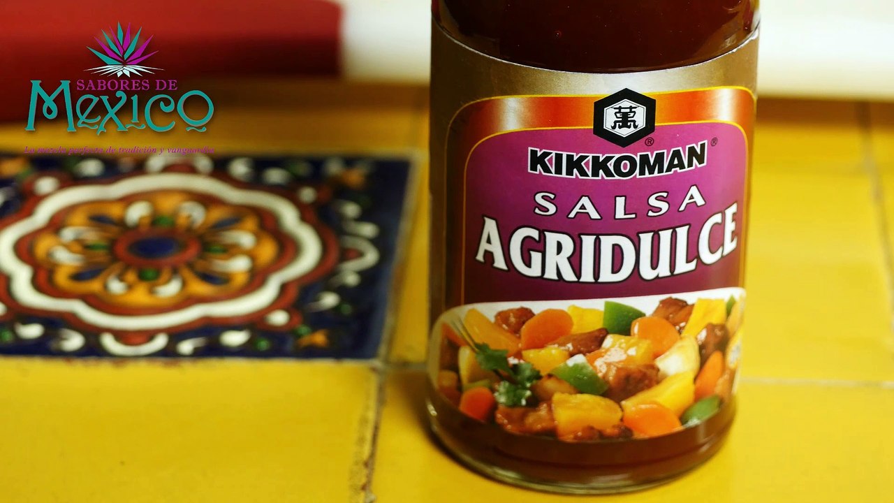 Pollo Agridulce con Tallarines