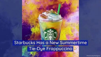 Starbucks Has a New Summertime Tie-Dye Frappuccino
