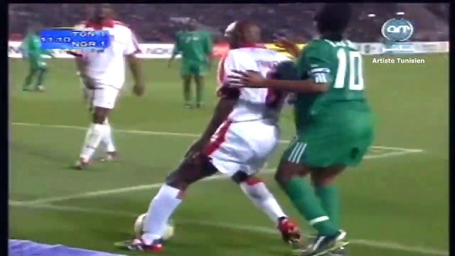2004 الاشواط الاضافية مباراة تونس و نيجيريا 1-1 نصف نهائي كاس افريقيا