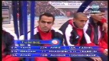 2004 الشوط الاول مباراة تونس و نيجيريا 1-1 نصف نهائي كاس افريقيا