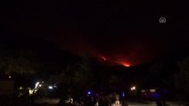 Muğla'daki orman yangınını söndürme çalışması sürüyor