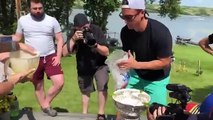 NHL - Saint Louis Blues Players Drink Margarita In The Stanley Cup
