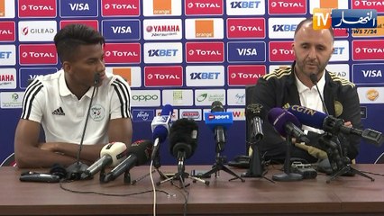 "بلماضي: "وصفنا بالمنتخب المرشح يقلقني.. وسندخل المواجهة بالثقة اللازمة