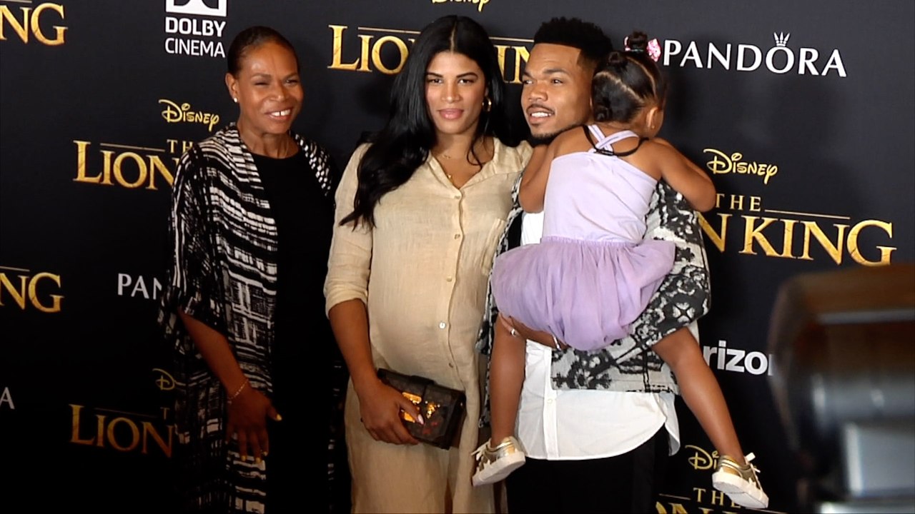Chance The Rapper "The Lion King' World Premiere Red Carpet