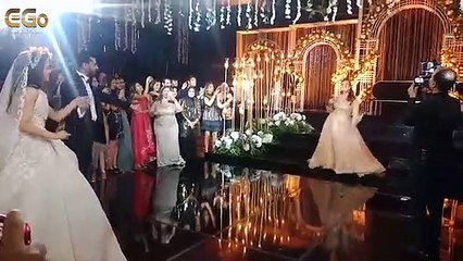 تهديدات عنيفة من الفنانة نشوى مصطفى لزوجة ابنها اصابتهم بالذهول