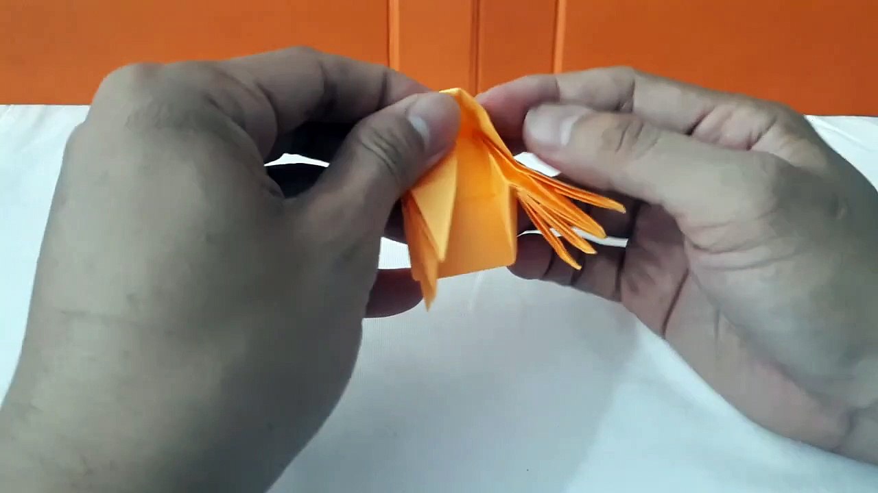 Origami jumping spider tutorial,Nhen Origami,