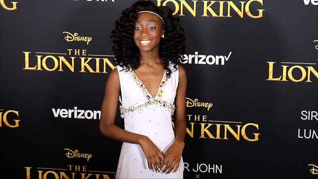 Shahadi Wright Joseph The Lion King' World Premiere Red Carpet