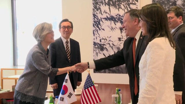 강경화 '일본 조치 우려'...폼페이오 이해 표명 / YTN