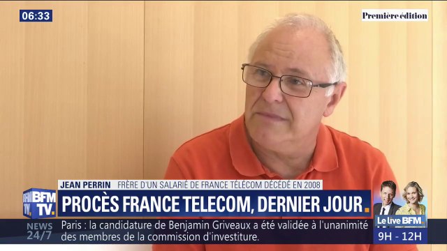 Ils sont dans le déni complet. Le frère d'un ancien salarié de France Telecom écœuré par l'attitude des anciens patrons