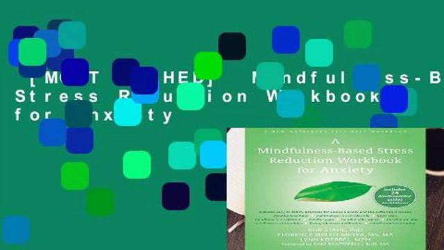 [MOST WISHED] Mindfulness-Based Stress Reduction Workbook for Anxiety