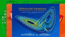 Trial New Releases  Differential Equations and Boundary Value Problems: Computing and Modeling: