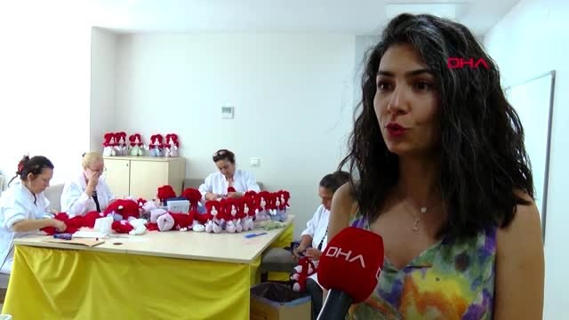 İZMİR LÖSEV anneleri üretiyor, lösemili çocukların yüzü gülüyor