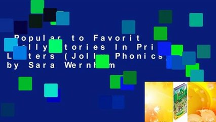 Popular to Favorit  Jolly Stories In Print Letters (Jolly Phonics) by Sara Wernham