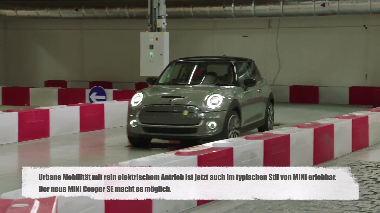 Produktion des MINI Electric im MINI Werk Oxford Teststrecke