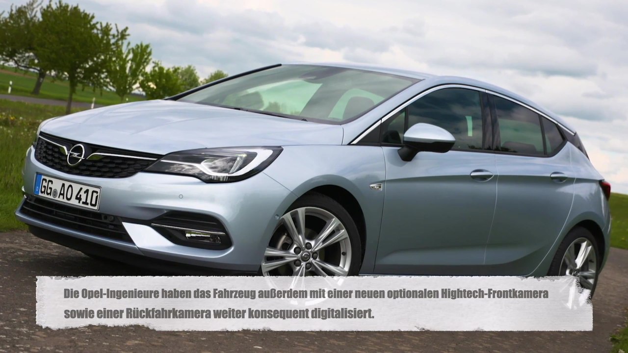 Der neue Opel Astra Digitalisiert- Neue Front - und Rückfahrkamera, Digitaltacho