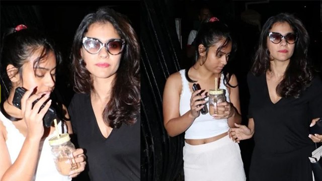 Kajol and daughter Nysa Devgn spotted together at outside Salon | FilmiBeat