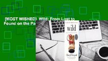 [MOST WISHED]  Wild: From Lost to Found on the Pacific Crest Trail