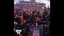 La chaleureuse parade des Américaines championnes du monde dans les rues de New York