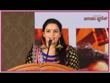 Swetha Menon speaking during Audio Release of Malayalam Movie Kalimannu