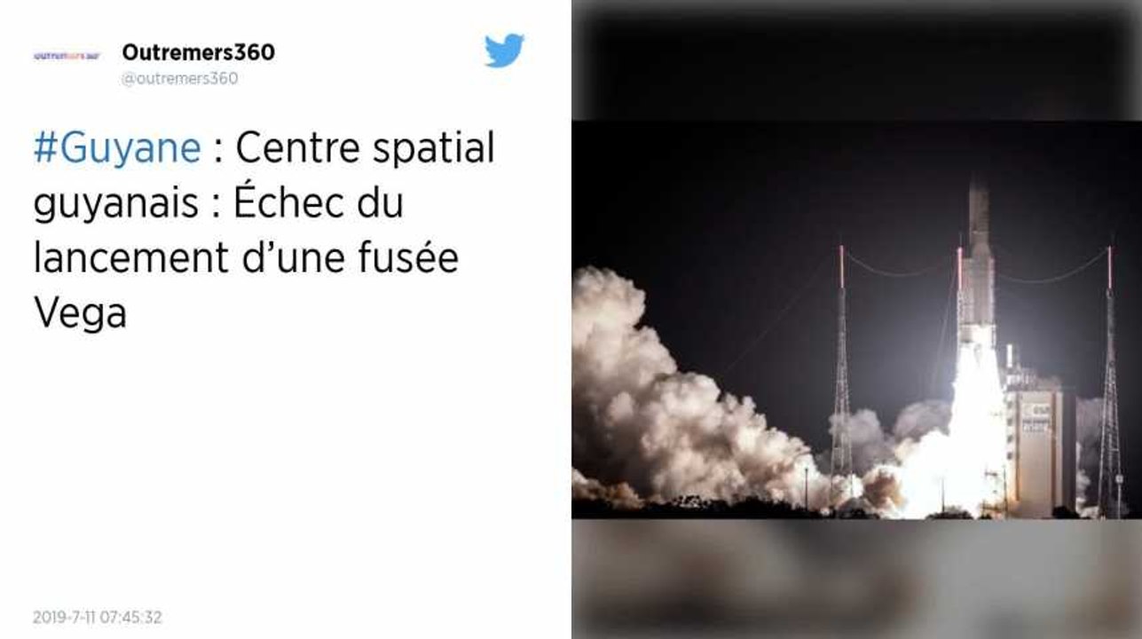 Espace : Échec du lancement d’une fusée Vega depuis la Guyane